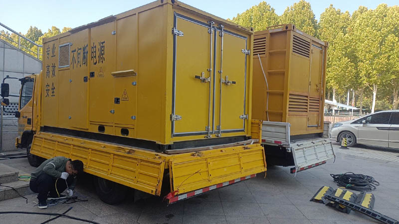 河西柴油发电机组和UPS电源配合使用时的注意事项